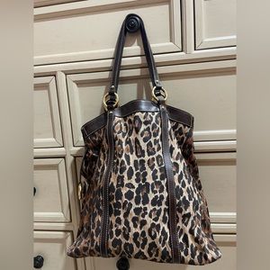 Dolce and Gabbana Leopard Tote Bag